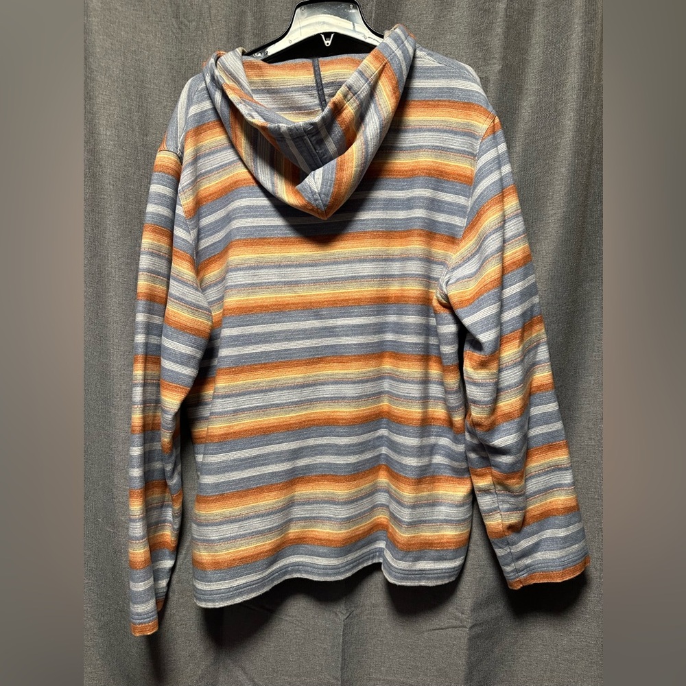 Pendleton Lrg Men's Serape Stripe Popover Hoodie - Picture 2 of 9